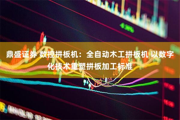 鼎盛证券 数控拼板机：全自动木工拼板机 以数字化技术重塑拼板加工标准